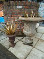 gietijzer bloempot /tuinvaas, Tuin en Terras, Ophalen, Gebruikt