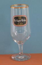 BIERGLAS  KRUGER - BRAU  DE  LUXE  (820), Verzamelen, Glas en Drinkglazen, Zo goed als nieuw, Ophalen, Bierglas