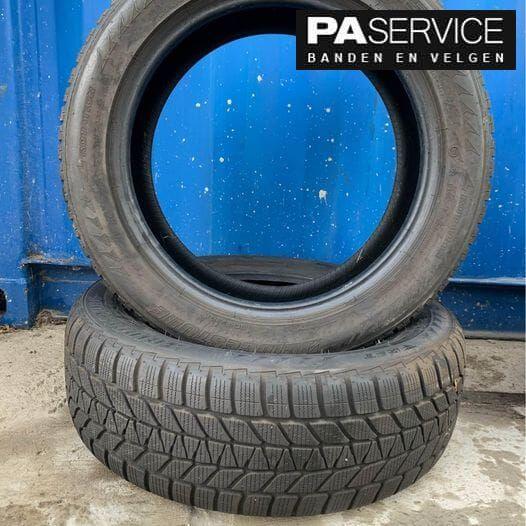 2x Bridgestone 205 55 17 runflat winterbanden 6,5 mm, Auto-onderdelen, Banden en Velgen, Banden en Velgen, Winterbanden, 17 inch