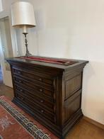 Massief houten dressoir, klassieke stijl!, Huis en Inrichting, Kasten | Ladekasten, Ophalen, Gebruikt, 100 tot 150 cm, 1 of 2 laden