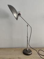 Solere tafellamp 1950's met blauwe onbeschadigde diffuser., Gebruikt, 50 tot 75 cm, Verzenden, Industrieel, vintage