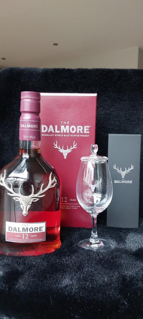 Dalmore Whisky 12y + Nosing glass, Verzamelen, Wijnen, Nieuw, Overige typen, Ophalen of Verzenden