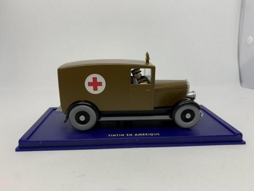 KUIFJE - Auto 1:43 - Kuifje in Amerika (4)., Verzamelen, Stripfiguren, Zo goed als nieuw, Beeldje of Figuurtje, Kuifje, Ophalen of Verzenden