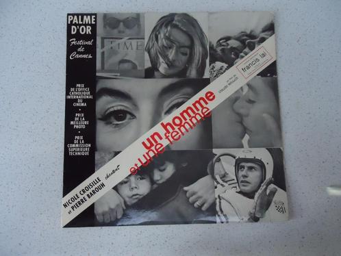 LP van Francis Lai  "Un Homme et une Femme"  anno 1966., CD & DVD, Vinyles | Musiques de film & Bandes son, Comme neuf, 12 pouces