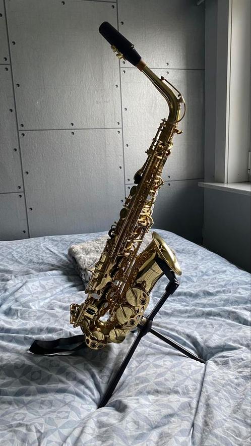 Startone SAS-75 Alto Sax, Muziek en Instrumenten, Blaasinstrumenten | Saxofoons, Zo goed als nieuw, Alt, Met koffer, Ophalen