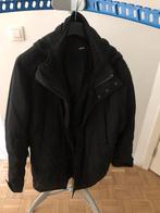 Zwarte jas met capuchon - Ideaal voor op de motor - Maat: XL, Kleding | Heren, Gedragen