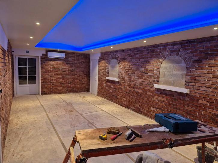 Briques de parement rouge + angles intérieurs – décoration, Doe-het-zelf en Bouw, Overige Doe-Het-Zelf en Bouw, Ophalen of Verzenden