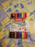 Pochette de 10 feutres double pointe. Neufs., Hobby & Loisirs créatifs, Enlèvement ou Envoi, Comme neuf