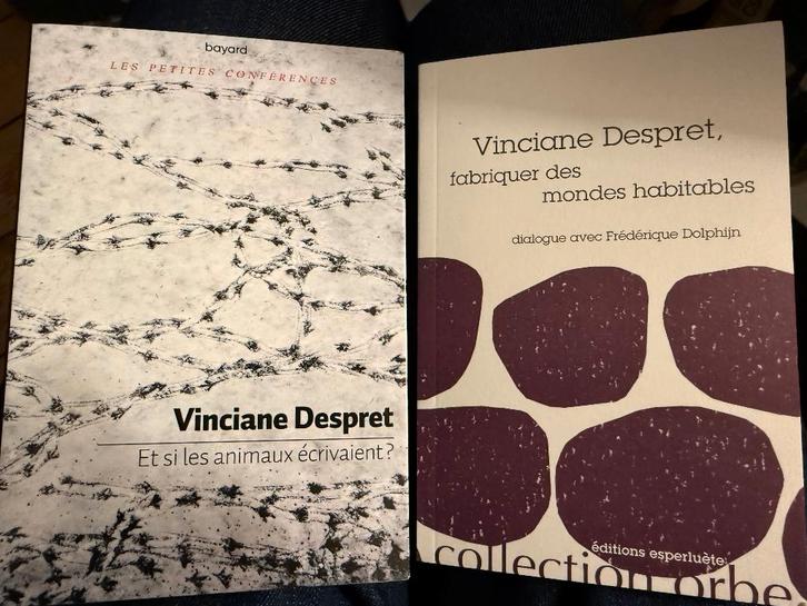 Vinciane DESPRET, deux livres NEUFS, Livres, Philosophie, Neuf, Autres sujets/thèmes, Envoi