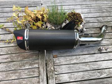 Uitlaat remus carbon vespa GTS en  GTV beschikbaar voor biedingen