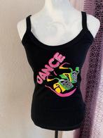 Zwarte CoolCat-top met letters op de voorkant, maat M, Kleding | Dames, Maat 38/40 (M), Zwart, Ophalen of Verzenden, Zo goed als nieuw
