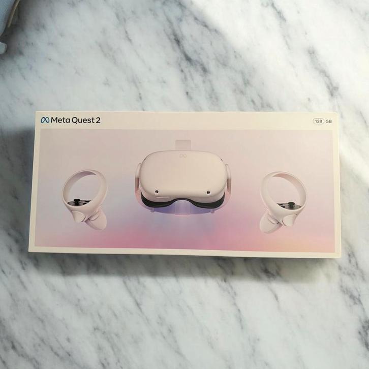 Meta Quest 2 128GB, Games en Spelcomputers, Virtual Reality, Zo goed als nieuw, Ophalen of Verzenden