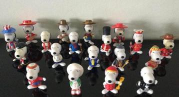 Snoopy figuren poppetjes verzameling uit 1999