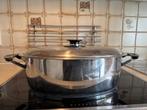 ovalen kookpot AMC, Huis en Inrichting, Inox, Gebruikt, Keramische plaat, Ophalen
