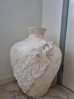 Vase en pierre fossile grec, Huis en Inrichting, Woonaccessoires | Vazen, Steen, Gebruikt, Ophalen