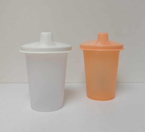 Tupperware™ « Oefenbekers - Tupper Kid's », Huis en Inrichting, Keuken | Tupperware, Nieuw, Beker of Kan, Wit, Oranje, Verzenden