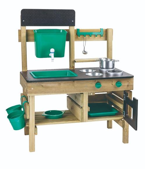 Hape buitenspeelkeuken 'outdoor', Kinderen en Baby's, Speelgoed | Speelkeukens, Nieuw, Speelkeuken, Hout, Ophalen of Verzenden