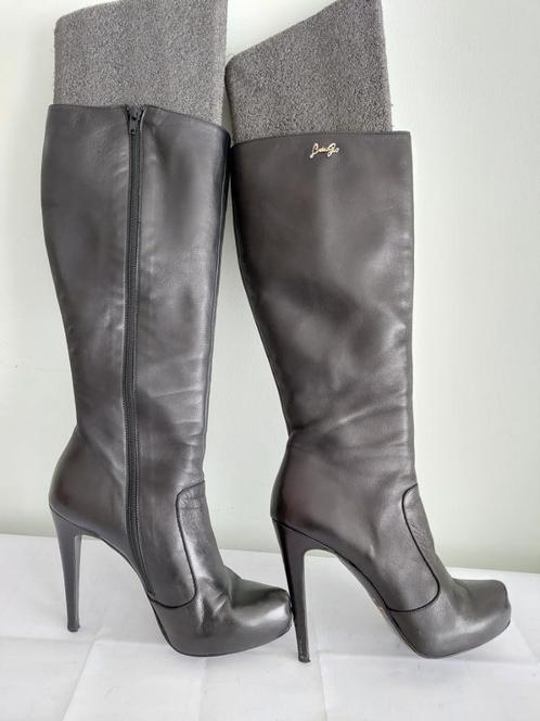 63C* LIU JO superbes bottes noires tout cuir (40), Vêtements | Femmes, Chaussures, Porté, Bottes hautes, Noir, Envoi
