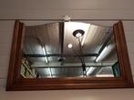 Miroir ancien - cadre en bois, Antiek en Kunst, Antiek | Spiegels, 50 tot 100 cm, Minder dan 100 cm, Rechthoekig, Ophalen