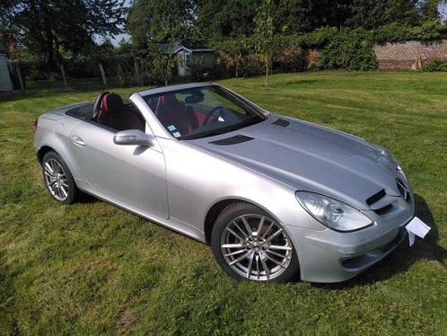 Mercedes SLK 200, Auto's, Mercedes-Benz, Particulier, SLK, Benzine, Euro 3, Cabriolet, 2 deurs, Handgeschakeld, Zilver of Grijs