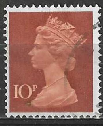 Grande-Bretagne 1970-1980 - Yvert 617 - Reine Elisabeth (OB), Envoi, Affranchi