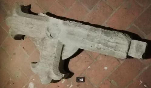 Antiek kruis in natuursteen, Antiek en Kunst, Curiosa en Brocante, Ophalen