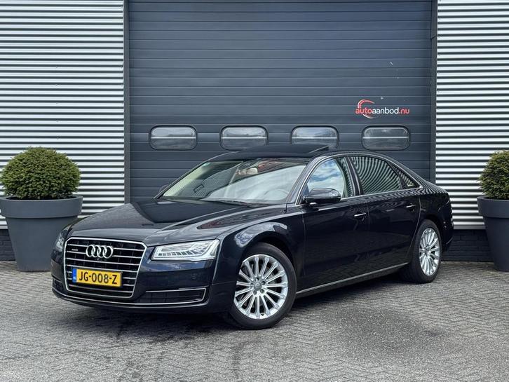 Audi A8 3.0 TDI quattro Lang Comfort Edition | Panoramadak |, Auto's, Audi, Bedrijf, Te koop, A8, 360° camera, 4x4, ABS, Achteruitrijcamera