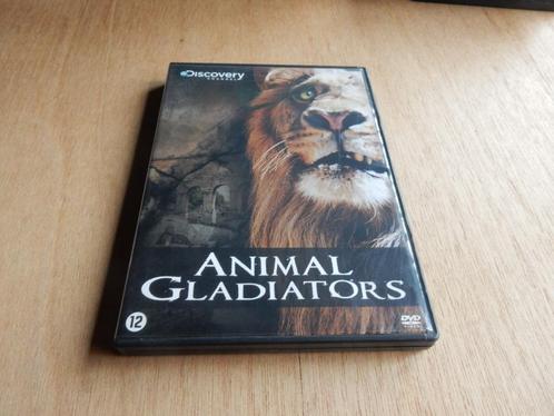 nr.888 - Dvd: animal gladiators - documentaire, Cd's en Dvd's, Dvd's | Documentaire en Educatief, Politiek of Geschiedenis, Vanaf 12 jaar