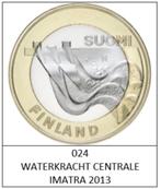 5 euros Finlande 2013 CENTRALE HYDROÉLECTRIQUE IMATRA, 5 euros, Finlande, Enlèvement ou Envoi