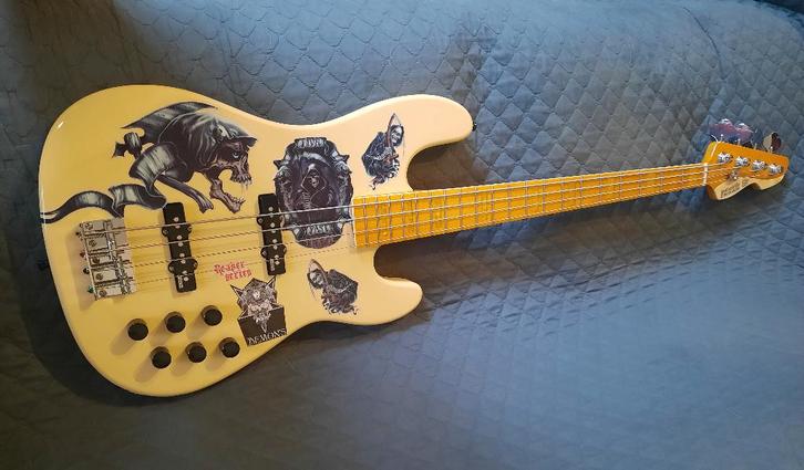 MARKBASS GV4 GLOXY / LTD/ESP VIPER 414 bas + SOLAR AB2.4c, Muziek en Instrumenten, Snaarinstrumenten | Gitaren | Bas, Zo goed als nieuw