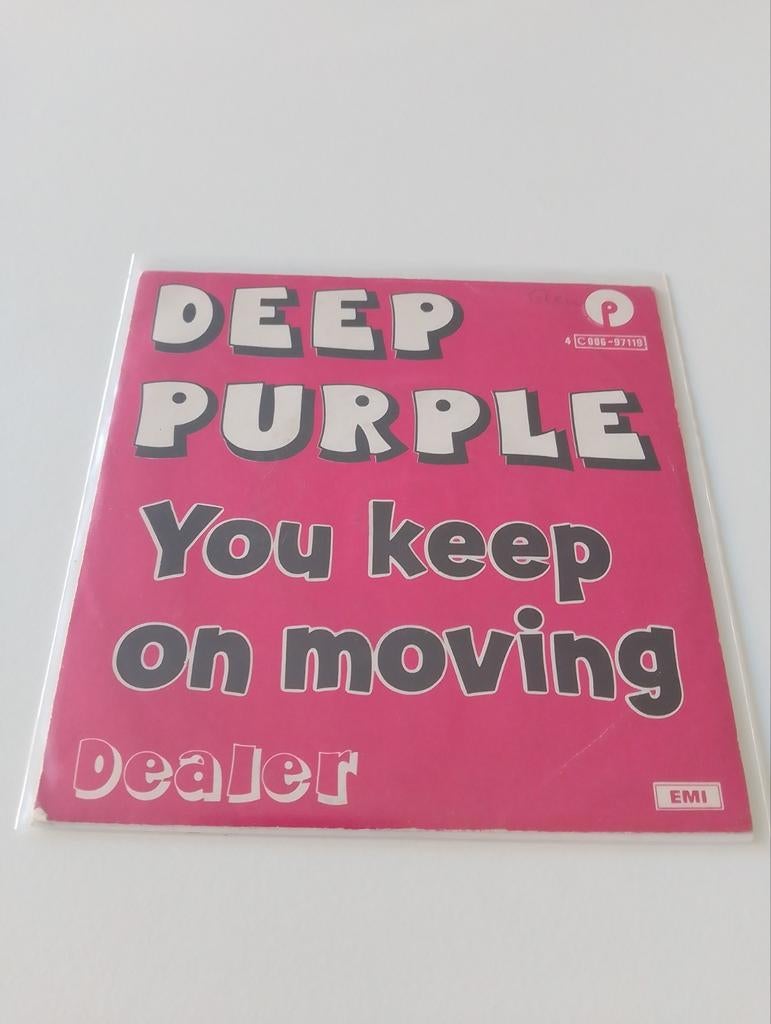 Deel Purple - You keep on Moving ( Belgium), Cd's en Dvd's, Vinyl Singles, Zo goed als nieuw, Ophalen of Verzenden