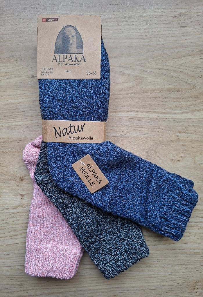 3 Paar Dikke Alpaka Wollen Sokken Maat 35-38, Vêtements | Femmes, Chaussettes & Bas, Neuf, Chaussettes et Chaussettes genoux, Taille 35 à 38