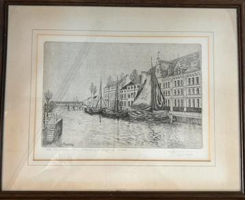 Originele ets - Marcel Ysewijn beschikbaar voor biedingen