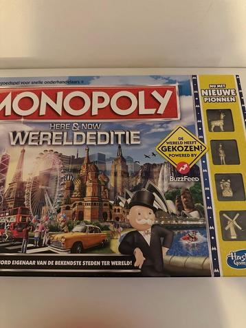 Spel Monopoly wereldeditie beschikbaar voor biedingen
