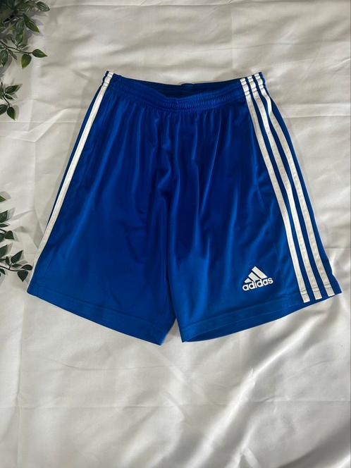 Adidas Aeroready Sportshort Blauw M, Kleding | Heren, Sportkleding, Zo goed als nieuw, Fitness, Maat 48/50 (M), Blauw, Ophalen of Verzenden