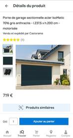 Nieuwe gemotoriseerde sectionale garagedeur —237,5 x 200 cm, Ophalen, Nieuw