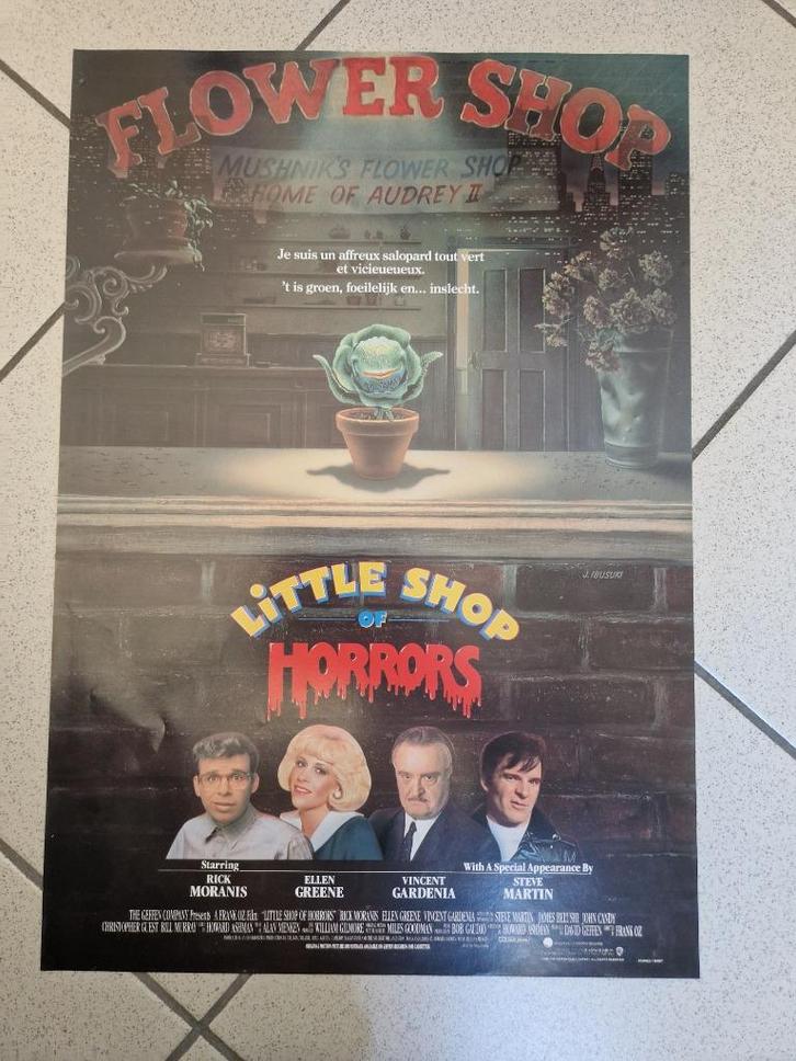 filmaffiche Little Shop Of Horrors 1986 filmposter, Verzamelen, Posters, Zo goed als nieuw, Film en Tv, A1 t/m A3, Rechthoekig Staand