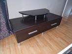 Tv-meubel met 2 schuiven - donker hout, Ophalen