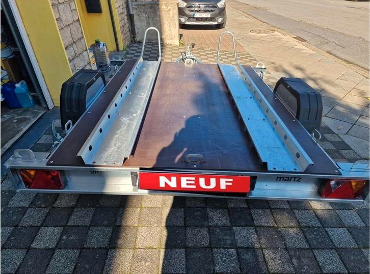 Romorque 2 motos 2025, Autos : Divers, Remorques, Comme neuf, Enlèvement