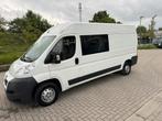 PEUGEOT BOXER 2.2 HDI 2013 170 000 KM, CABINE DOUBLE, INSPEC, Tissu, Achat, Blanc, 6 places