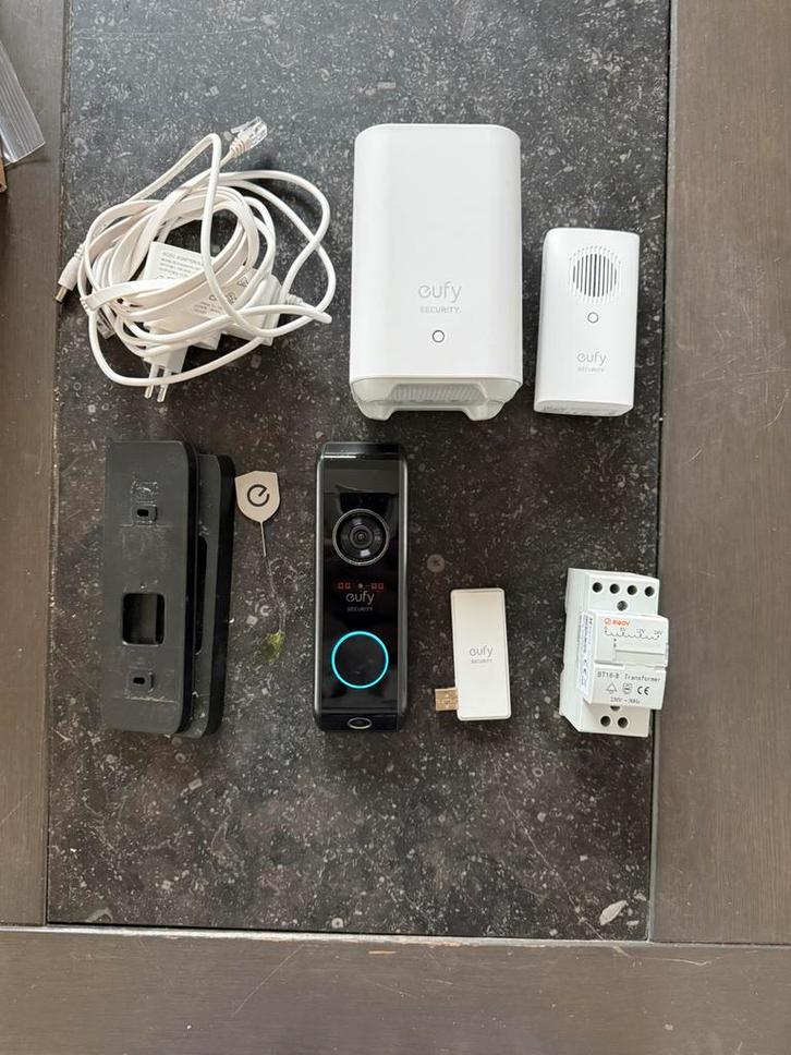 Eufy Video Doorbell dual 2 Pro, Maison & Meubles, Sonnettes, Utilisé, Enlèvement ou Envoi