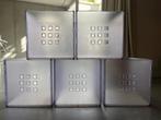 Ikea opbergbakken voor Kallax kast (5 stuks) grijs / blauw, Huis en Inrichting, Ophalen, Zo goed als nieuw