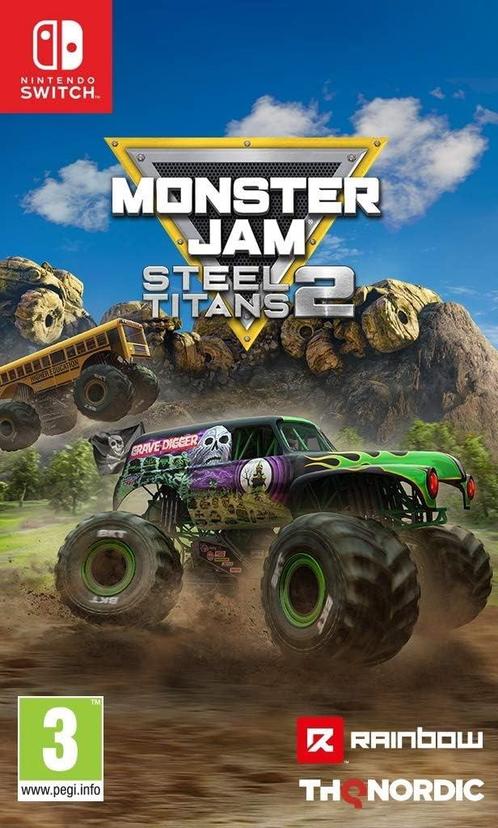 Neuf - Monster Jam Steel Titans 2, Games en Spelcomputers, Games | Nintendo Switch, Nieuw, Ophalen of Verzenden