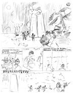 Dick Briel originele pagina tekening Professor Palmboom, Boeken, Stripverhalen, Ophalen of Verzenden, Nieuw