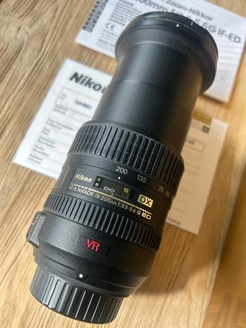 Nikon AF-S 18-200mm F/3.5-5.6 VR IF ED DX beschikbaar voor biedingen