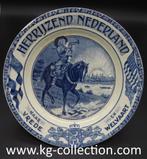 Bord 'Herrijzend Nederland' WW2, Verzamelen, Militaria | Tweede Wereldoorlog, Ophalen of Verzenden, Overige soorten, Overige typen