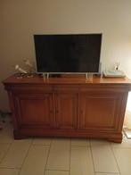 Tafel  , 4 stoelen en bijhorende kast, Huis en Inrichting, Gebruikt, 50 tot 100 cm, 150 tot 200 cm, Kersenhout