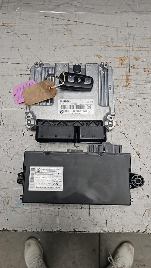 Startset Contactslot + ECU DDE BMW X1 E84 2.0D N47D20C  8580, Auto-onderdelen, Elektronica en Kabels, Gebruikt, Ophalen of Verzenden