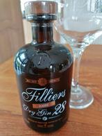 Filliers dry gin 28 met glas, Verzamelen, Nieuw, Vol, Ophalen