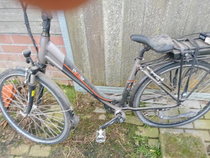 e bike damens, Fietsen en Brommers, Elektrische fietsen, Gebruikt, Overige merken, 59 cm of meer, 30 tot 50 km per accu, Ophalen